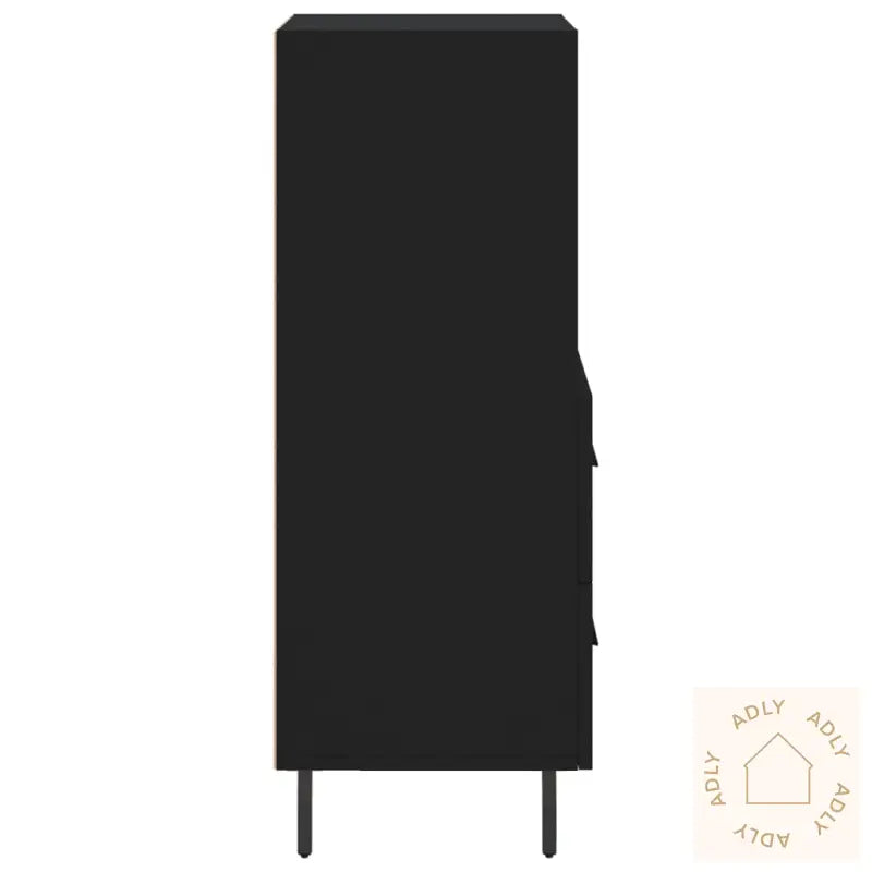 Skjenk Svart 34,5X34X90 Cm Konstruert Tre