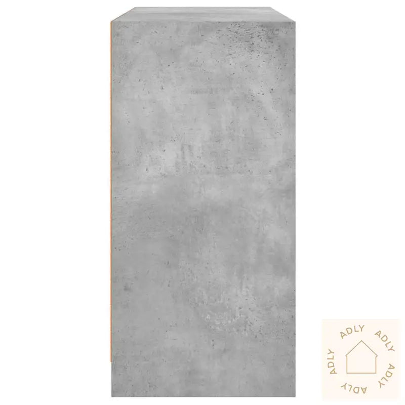 Skjenk Betonggrå 102X37X75,5 Cm Konstruert Tre