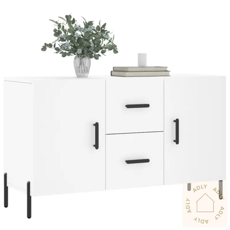 Skjenk Hvit 100X36X60 Cm Konstruert Tre