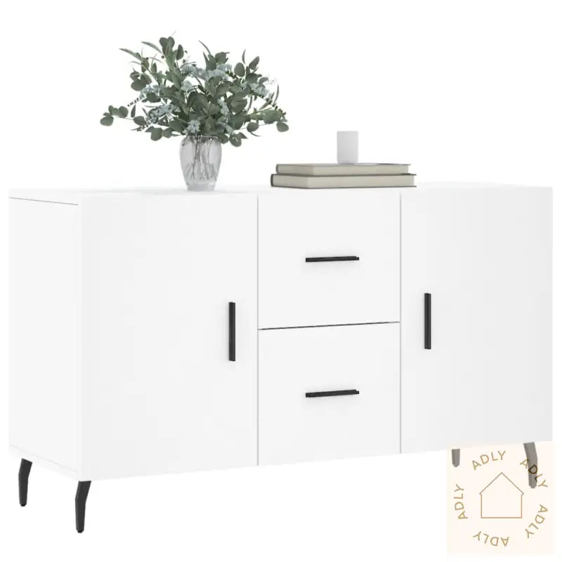 Skjenk Hvit 100X36X60 Cm Konstruert Tre