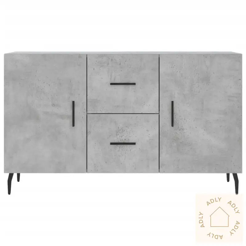 Skjenk Betonggrå 100X36X60 Cm Konstruert Tre