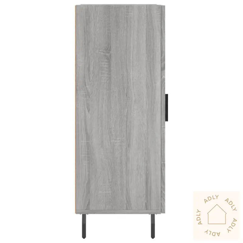 Skjenk Grå Sonoma 34,5X34X90 Cm Konstruert Tre