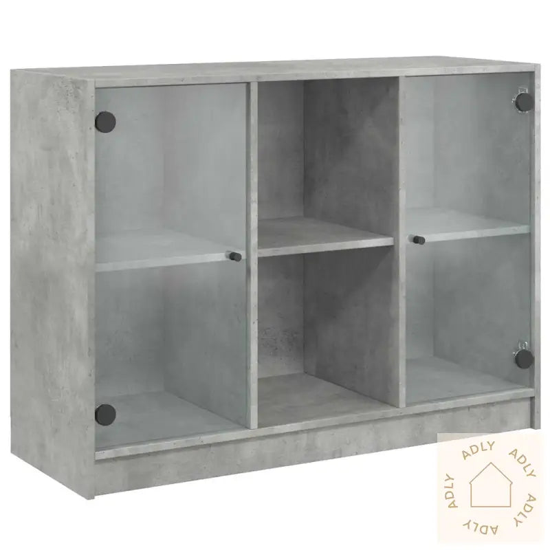 Skjenk Betonggrå 102X37X75,5 Cm Konstruert Tre