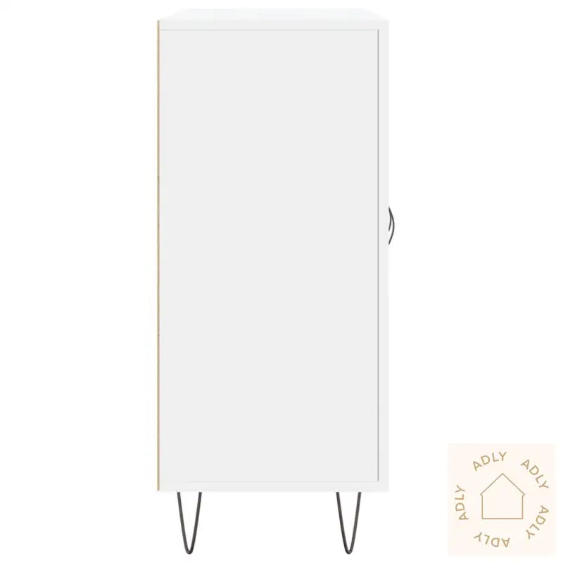 Skjenk Hvit 90X34X80 Cm Konstruert Tre