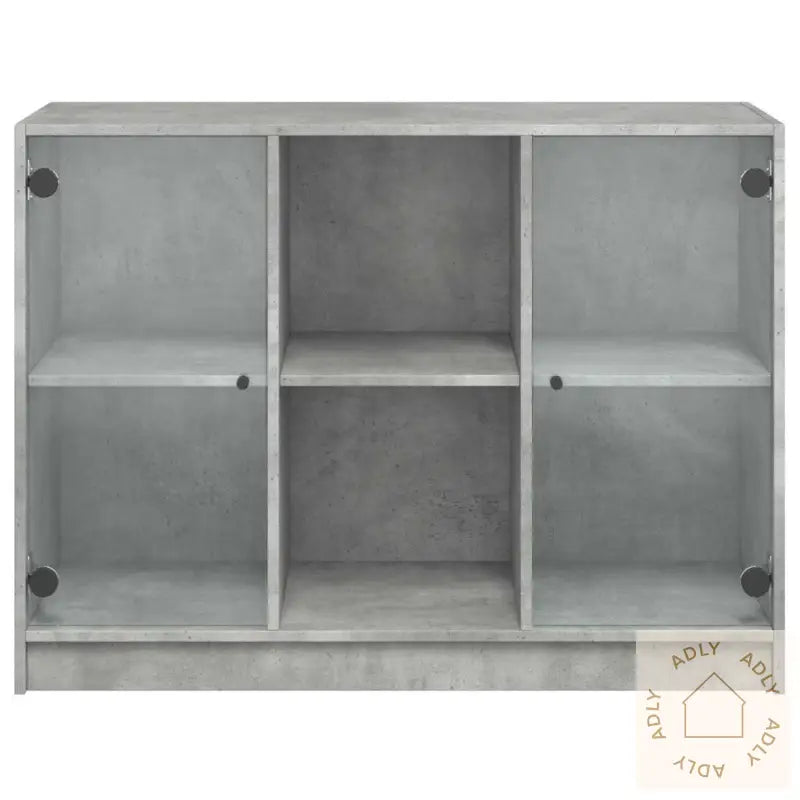 Skjenk Betonggrå 102X37X75,5 Cm Konstruert Tre