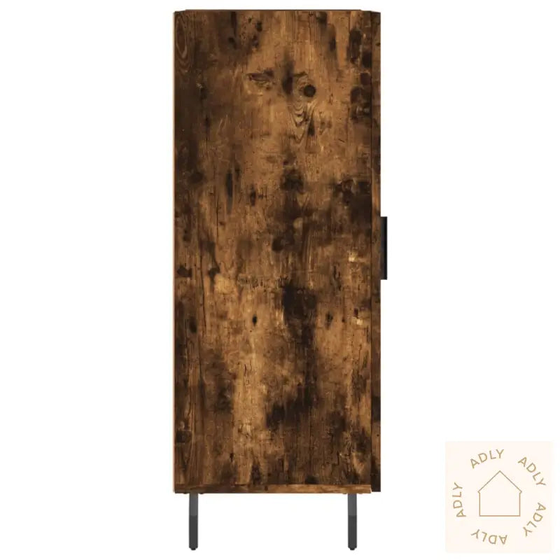 Skjenk Røkt Eik 34,5X34X90 Cm Konstruert Tre