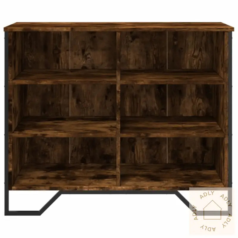 Skjenk Røkt Eik 91X35,5X74,5 Cm Konstruert Tre