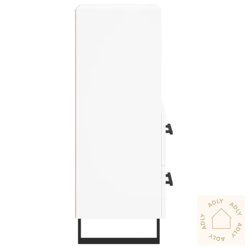 Skjenk Hvit 34,5X34X90 Cm Konstruert Tre