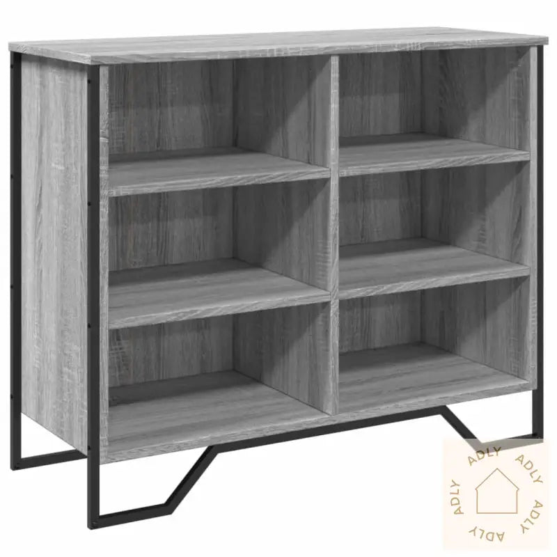 Skjenk Grå Sonoma 91X35,5X74,5 Cm Konstruert Tre