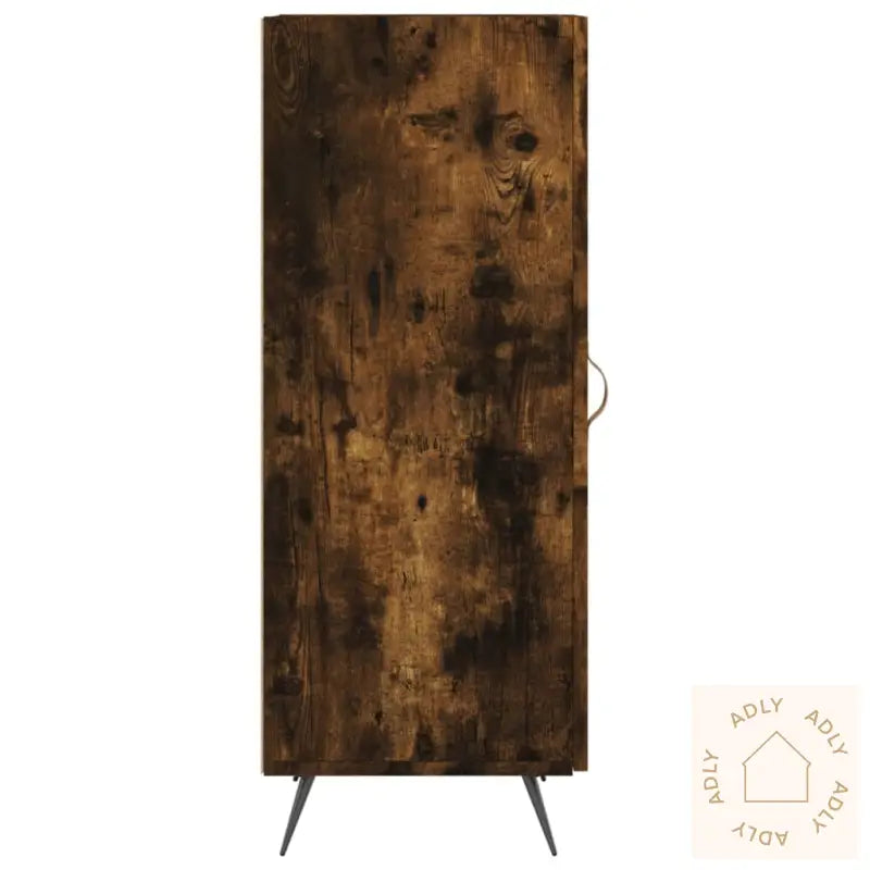 Skjenk Røkt Eik 34,5X34X90 Cm Konstruert Tre