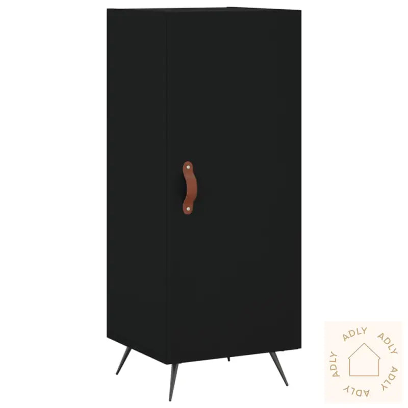 Skjenk Svart 34,5X34X90 Cm Konstruert Tre