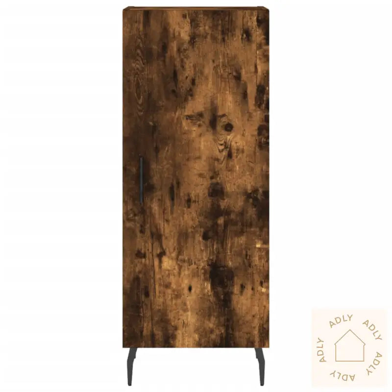 Skjenk Røkt Eik 34,5X34X90 Cm Konstruert Tre