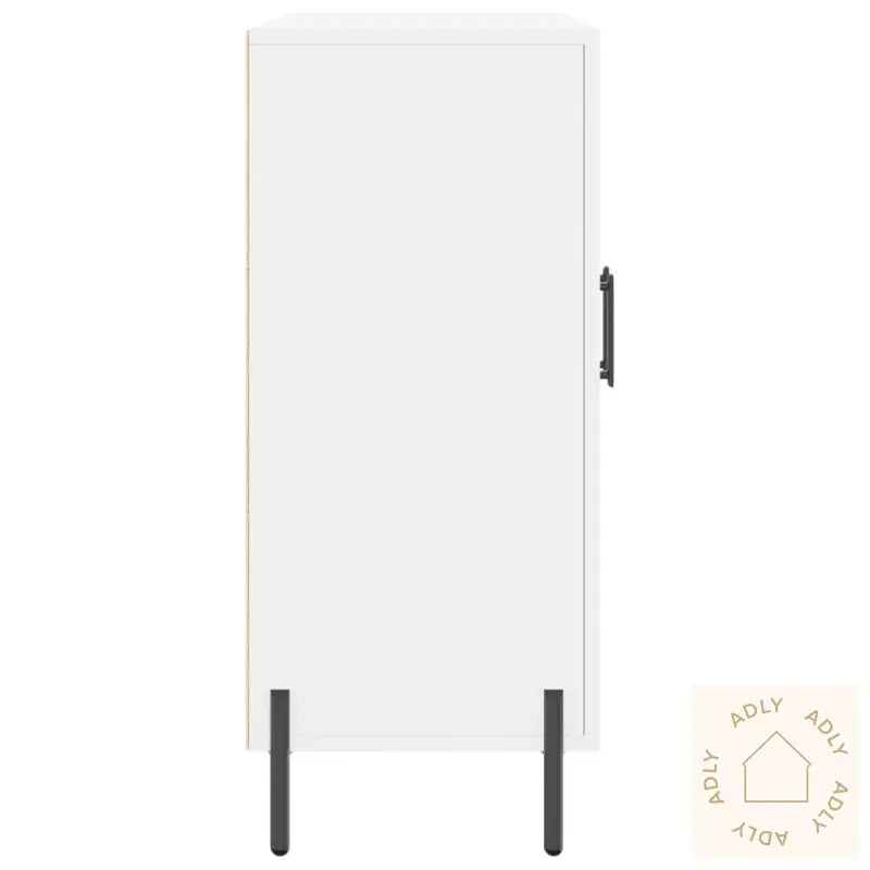 Skjenk Hvit 90X34X80 Cm Konstruert Tre