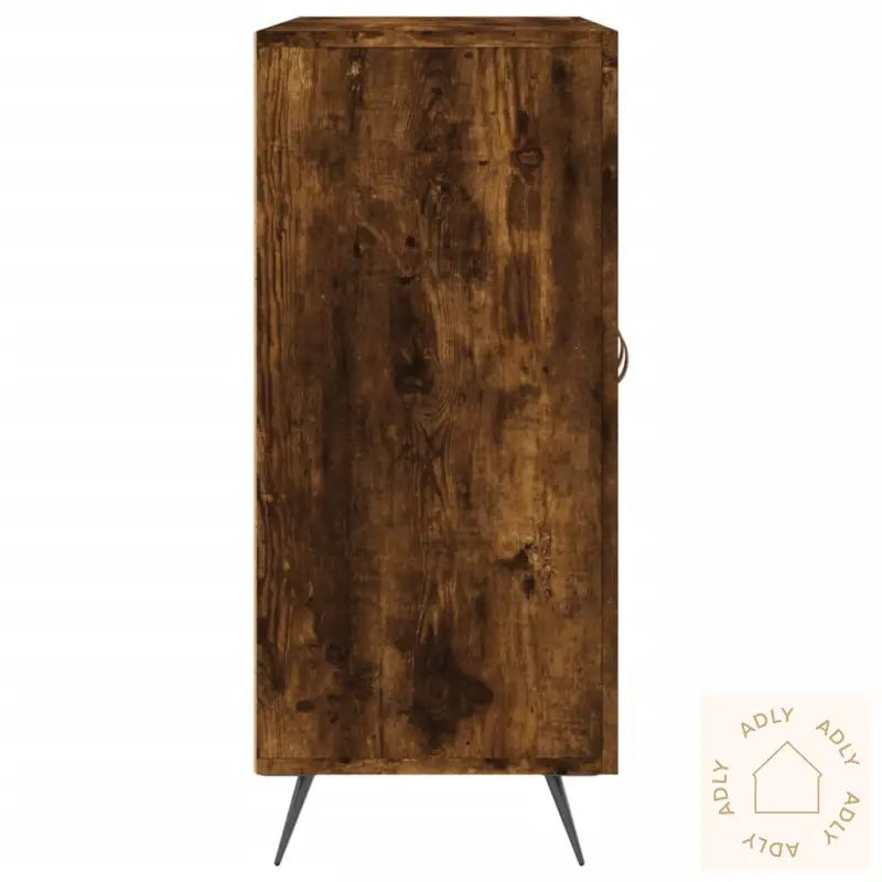 Skjenk Røkt Eik 90X34X80 Cm Konstruert Tre