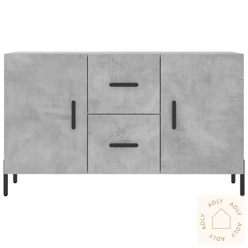 Skjenk Betonggrå 100X36X60 Cm Konstruert Tre