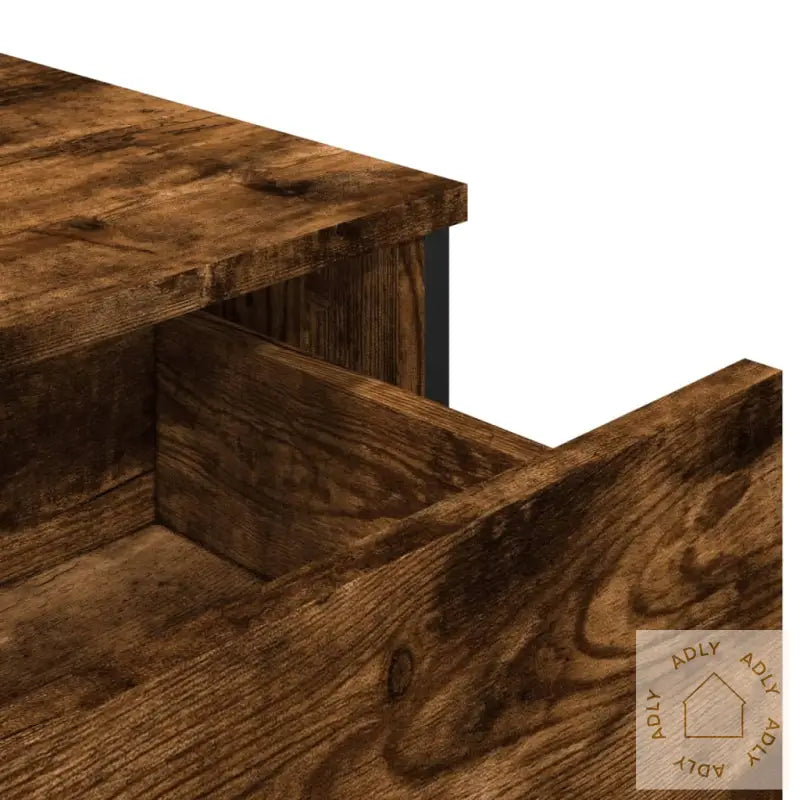 Skjenk Røkt Eik 79,5X35,5X74,5 Cm Konstruert Tre