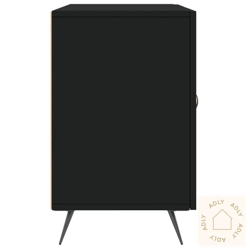 Skjenk Svart 100X36X60 Cm Konstruert Tre