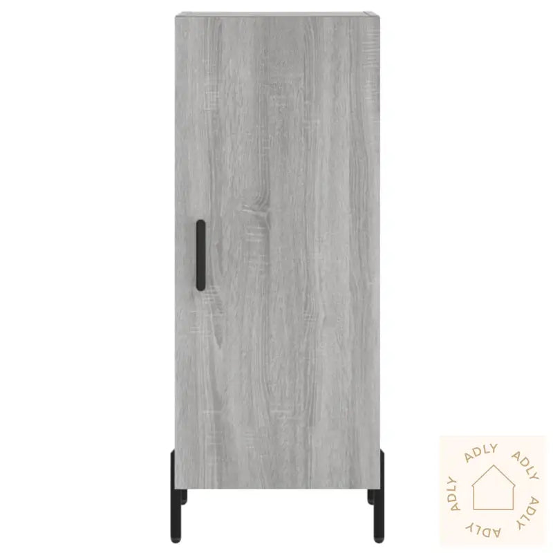 Skjenk Grå Sonoma 34,5X34X90 Cm Konstruert Tre