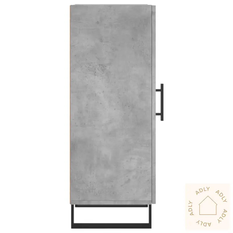 Skjenk Betonggrå 34,5X34X90 Cm Konstruert Tre