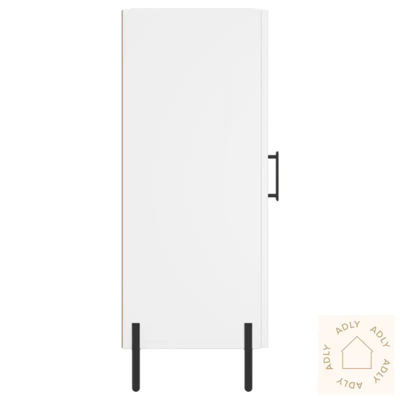 Skjenk Hvit 34,5X34X90 Cm Konstruert Tre