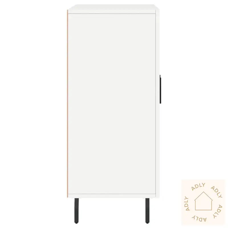 Skjenk Hvit 90X34X80 Cm Konstruert Tre