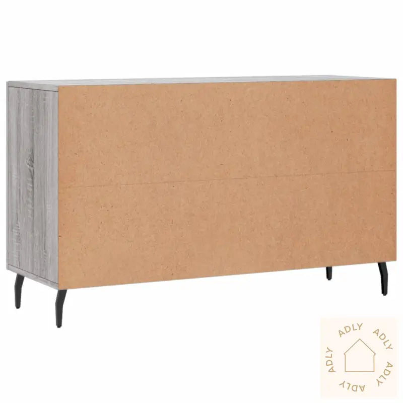 Skjenk Grå Sonoma 100X36X60 Cm Konstruert Tre