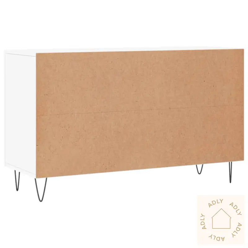 Skjenk Hvit 100X36X60 Cm Konstruert Tre