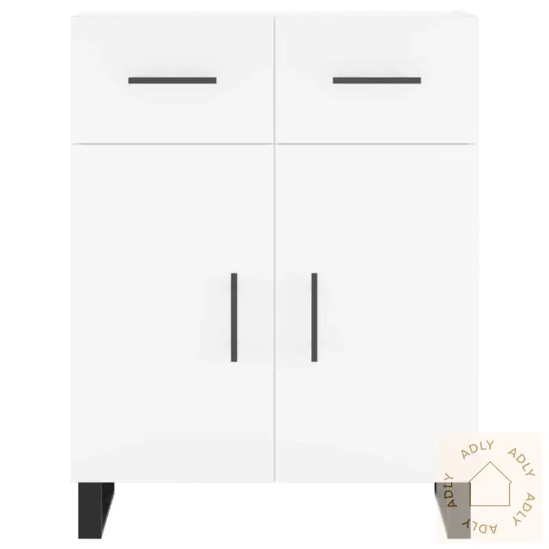 Skjenk Hvit 69,5X34X90 Cm Konstruert Tre