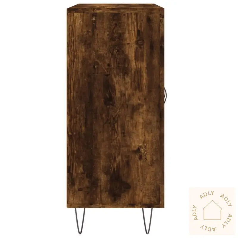 Skjenk Røkt Eik 90X34X80 Cm Konstruert Tre