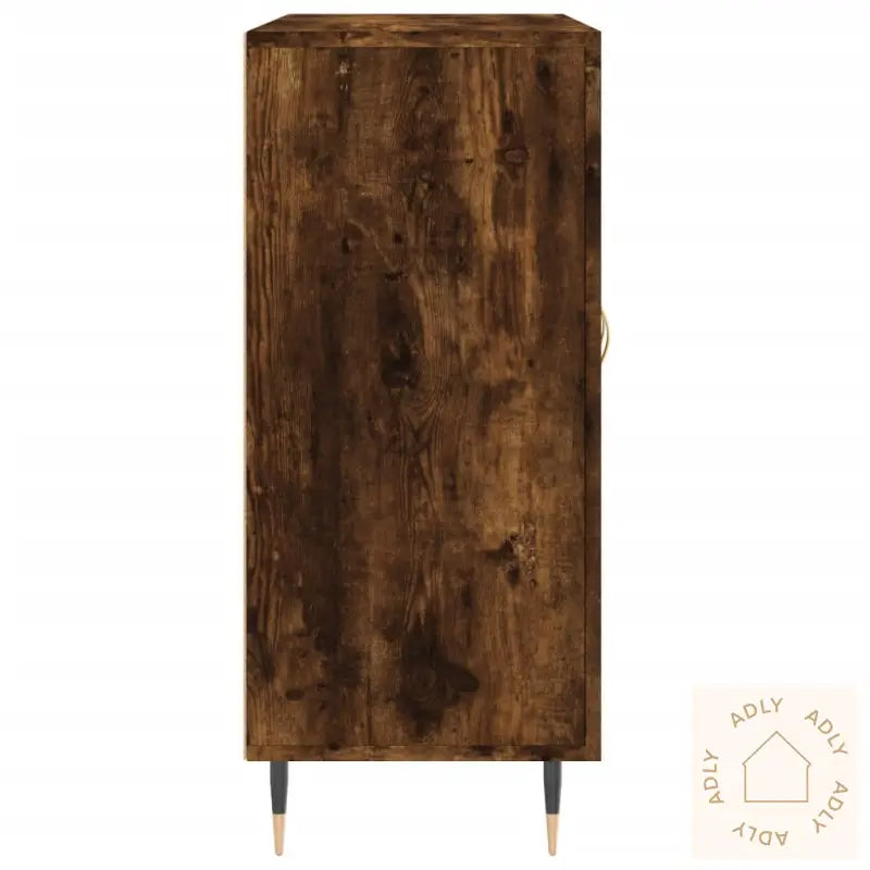 Skjenk Røkt Eik 90X34X80 Cm Konstruert Tre