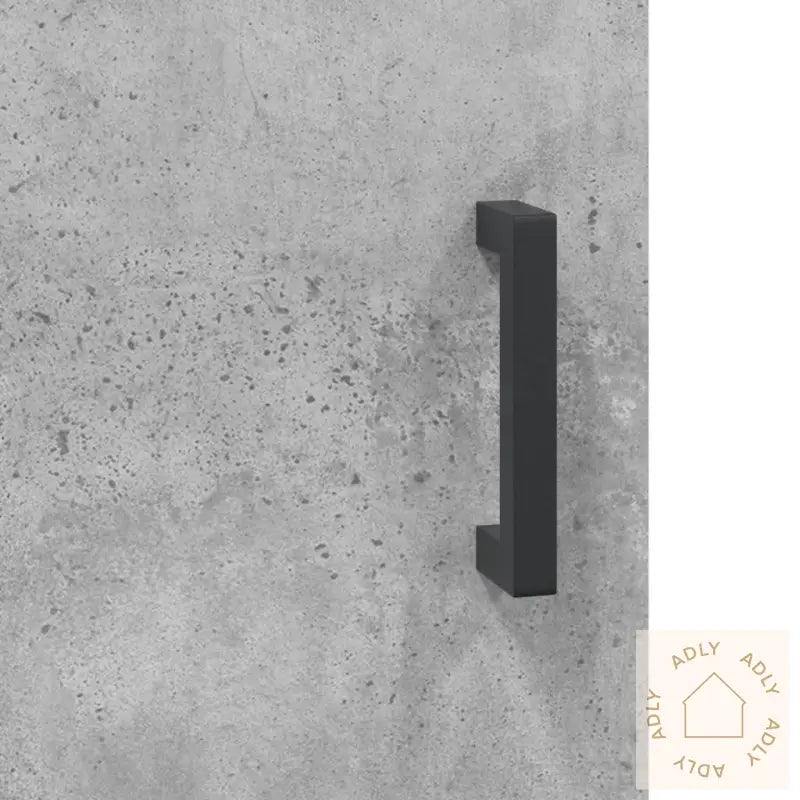 Skjenk Betonggrå 69,5X34X90 Cm Konstruert Tre