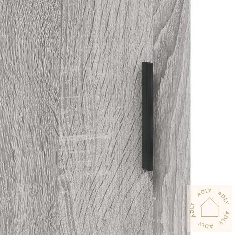 Skjenk Grå Sonoma 34,5X34X90 Cm Konstruert Tre