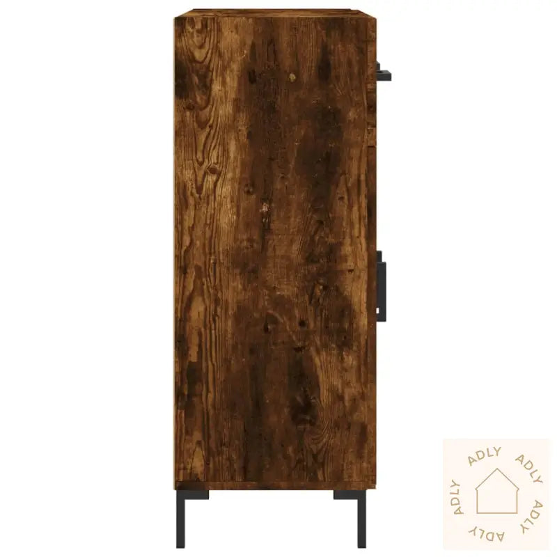 Skjenk Røkt Eik 69,5X34X90 Cm Konstruert Tre