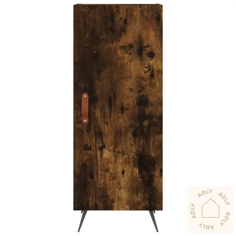 Skjenk Røkt Eik 34,5X34X90 Cm Konstruert Tre