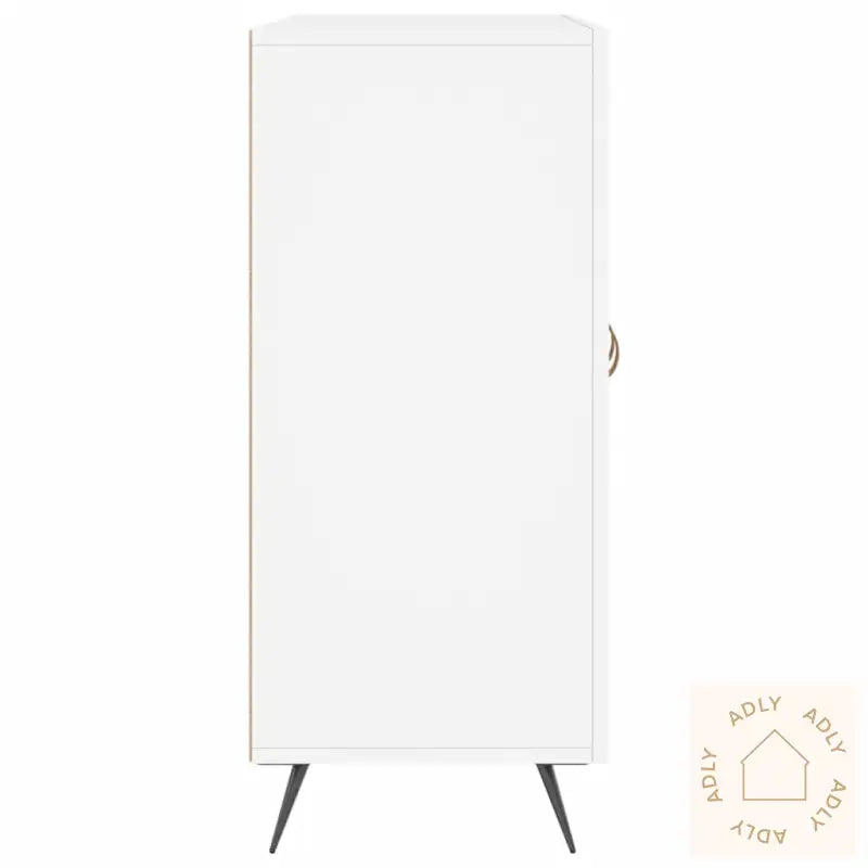 Skjenk Hvit 90X34X80 Cm Konstruert Tre