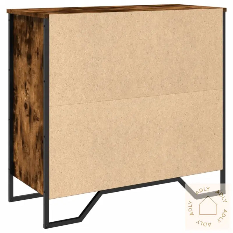 Skjenk Røkt Eik 79,5X35,5X74,5 Cm Konstruert Tre