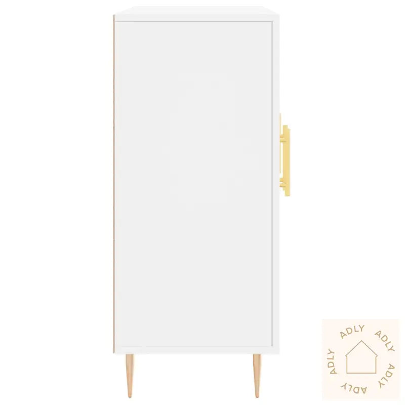 Skjenk Hvit 90X34X80 Cm Konstruert Tre