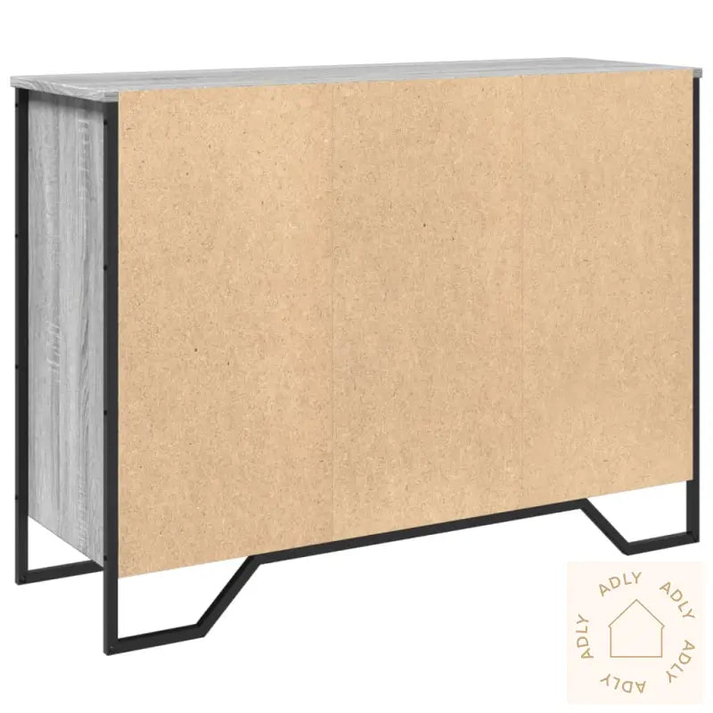 Skjenk Grå Sonoma 101X35,5X74,5 Cm Konstruert Tre