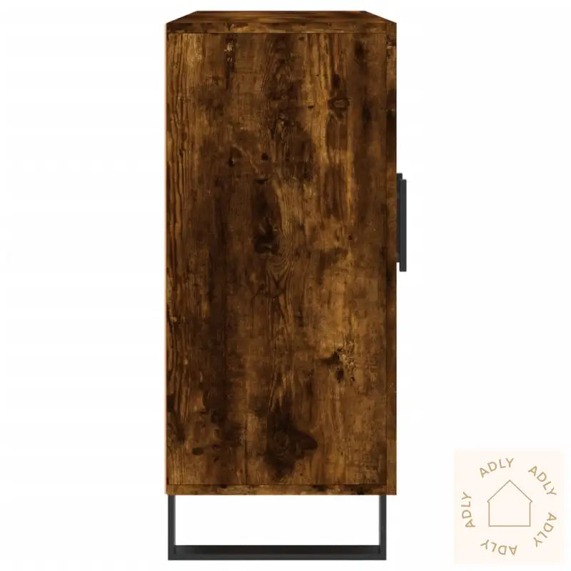 Skjenk Røkt Eik 90X34X80 Cm Konstruert Tre