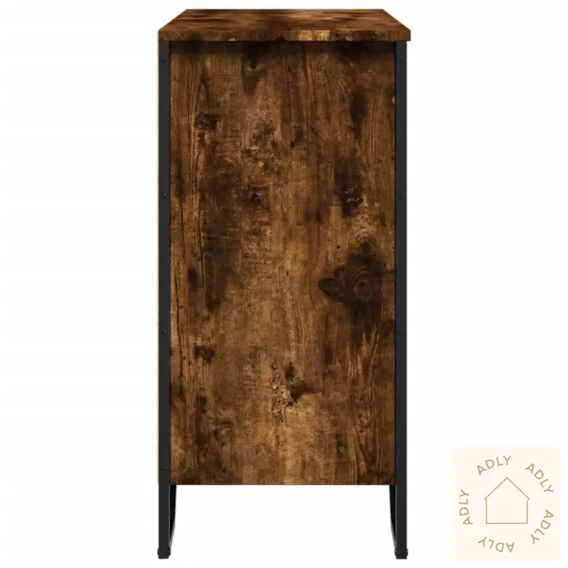 Skjenk Røkt Eik 78X35,5X74,5 Cm Konstruert Tre