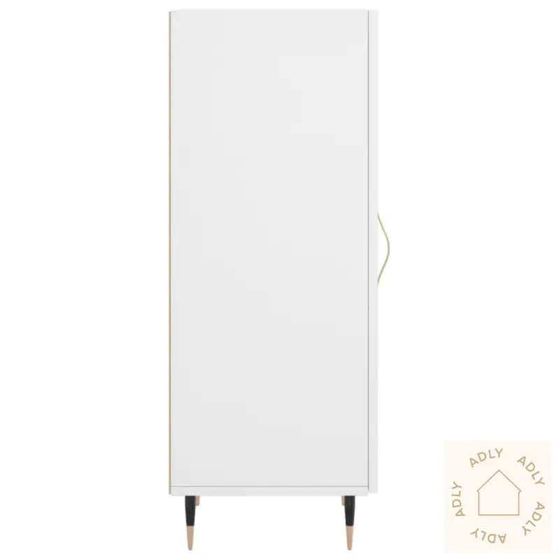 Skjenk Hvit 34,5X34X90 Cm Konstruert Tre