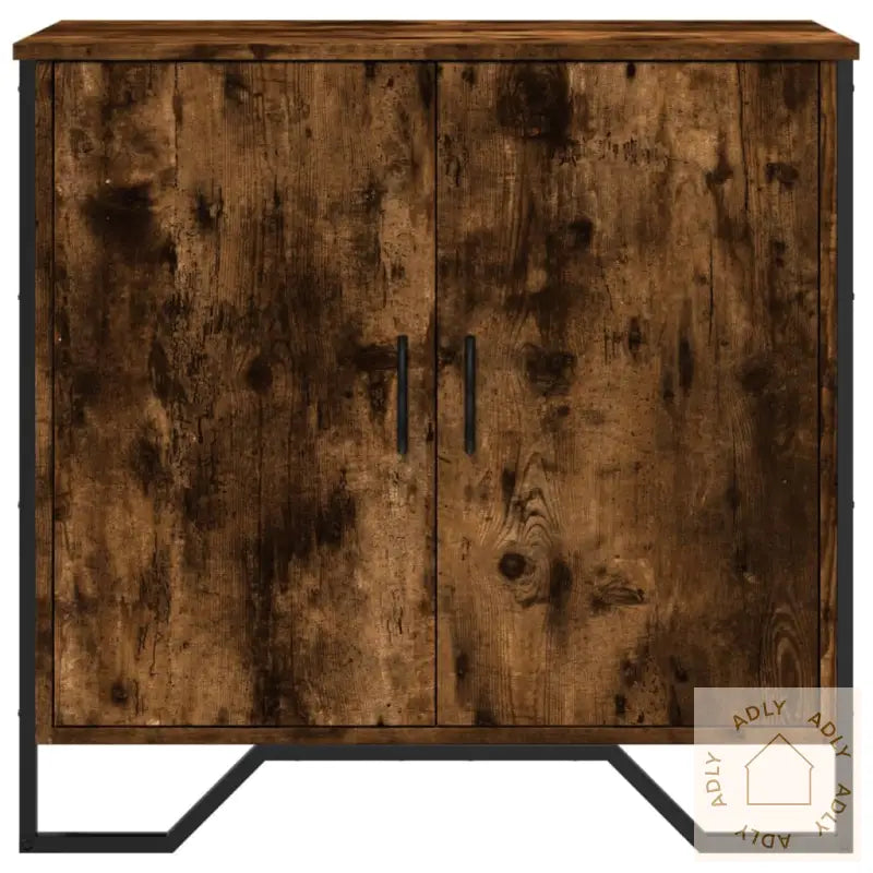 Skjenk Røkt Eik 78X35,5X74,5 Cm Konstruert Tre