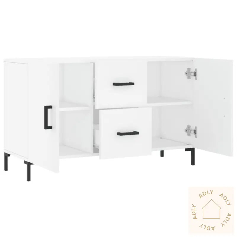 Skjenk Hvit 100X36X60 Cm Konstruert Tre