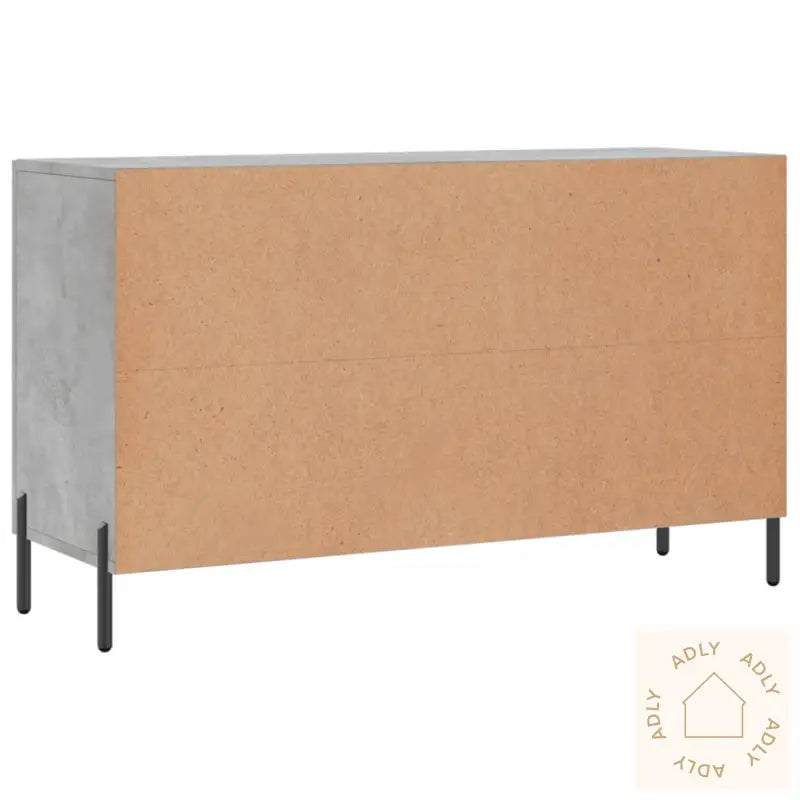 Skjenk Betonggrå 100X36X60 Cm Konstruert Tre