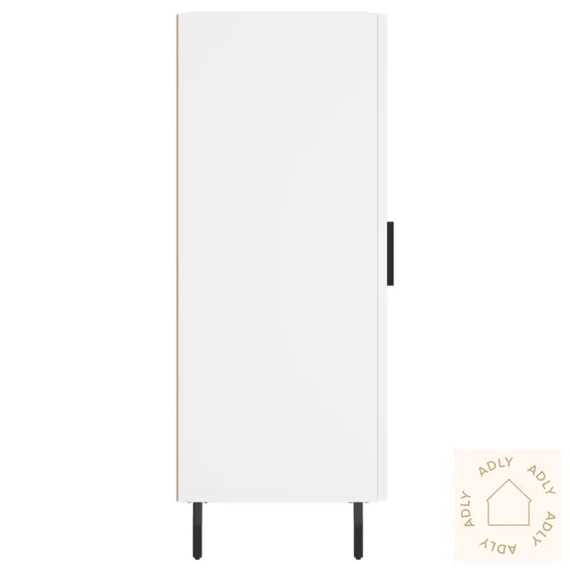 Skjenk Hvit 34,5X34X90 Cm Konstruert Tre