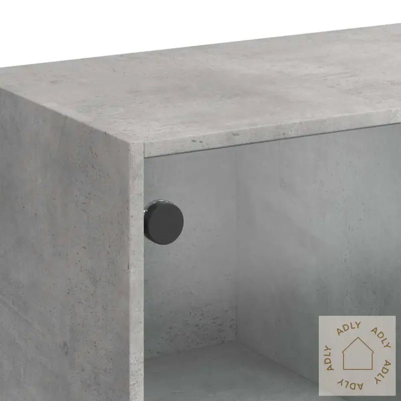 Skjenk Betonggrå 102X37X75,5 Cm Konstruert Tre