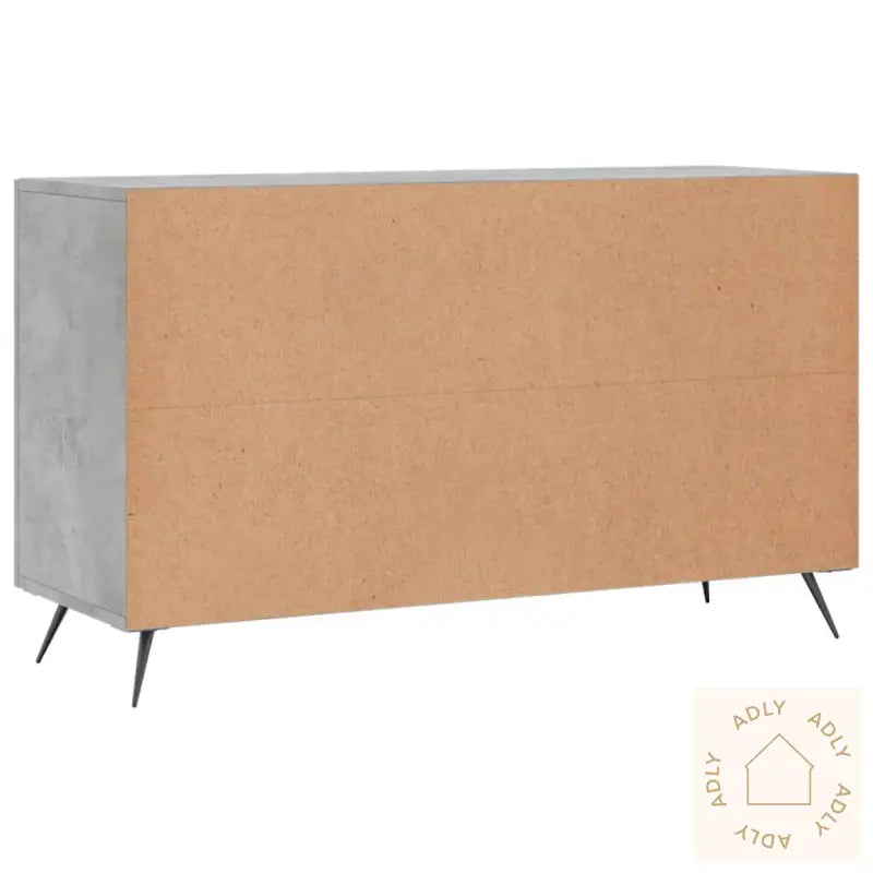 Skjenk Betonggrå 100X36X60 Cm Konstruert Tre