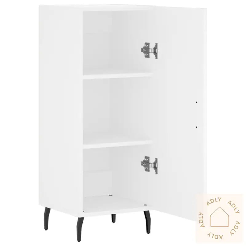 Skjenk Hvit 34,5X34X90 Cm Konstruert Tre