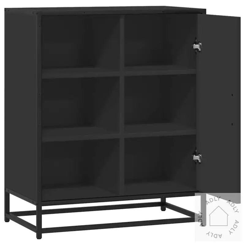 Skjenk Svart 62X35X76 Cm Konstruert Tre