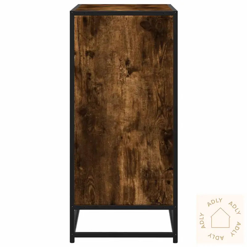 Skjenk Røkt Eik 68X35X76 Cm Konstruert Tre